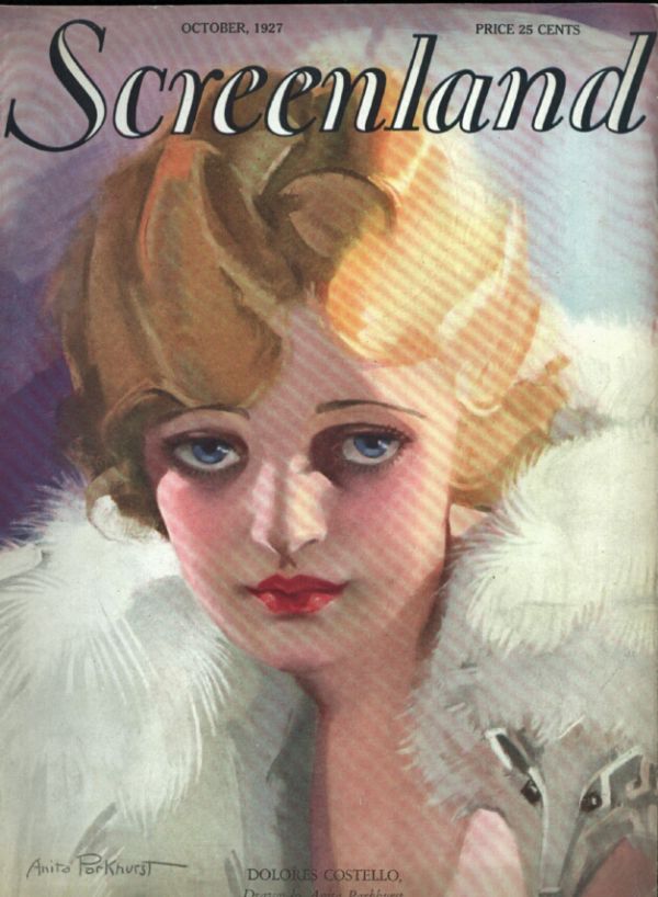SCREENLAND magazine cover October 1927