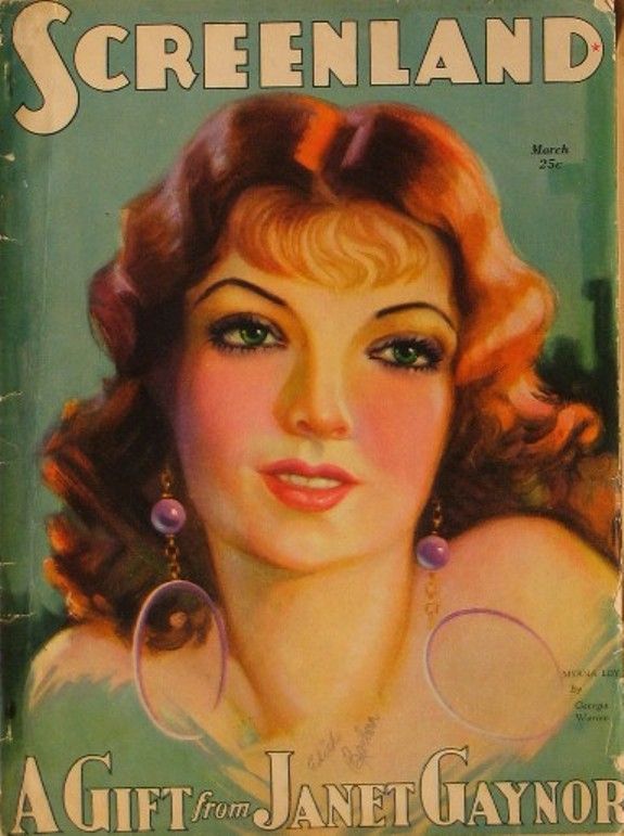 SCREENLAND magazine cover March 1929