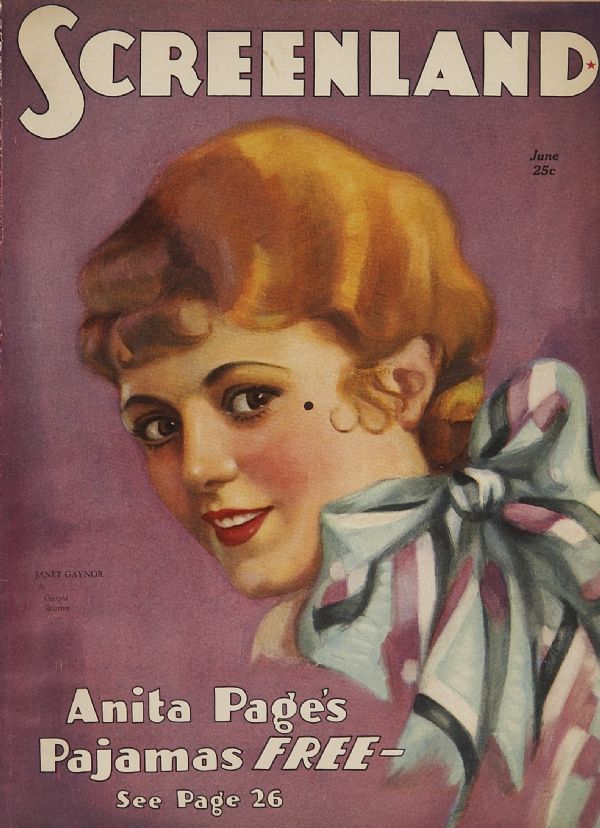 SCREENLAND magazine cover June 1929