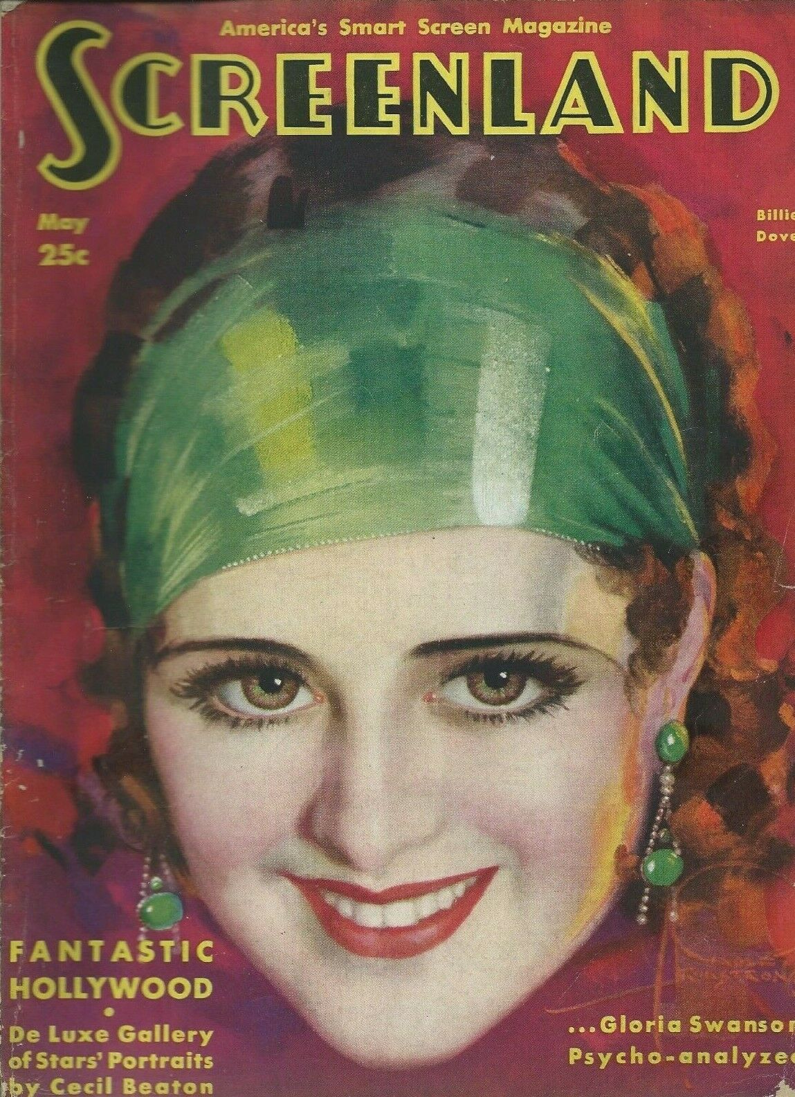 SCREENLAND magazine side cover May 1930