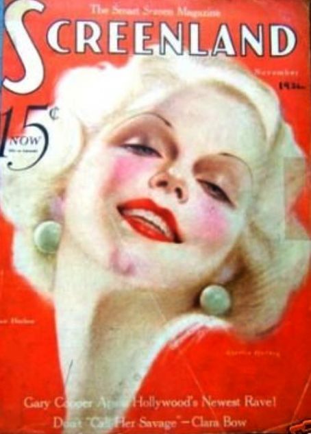 SCREENLAND magazine side cover November 1932
