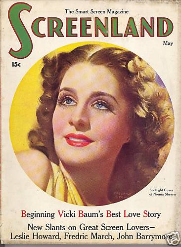SCREENLAND magazine side cover May 1936
