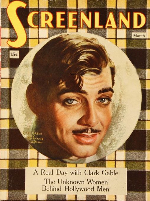 SCREENLAND magazine side cover March 1937