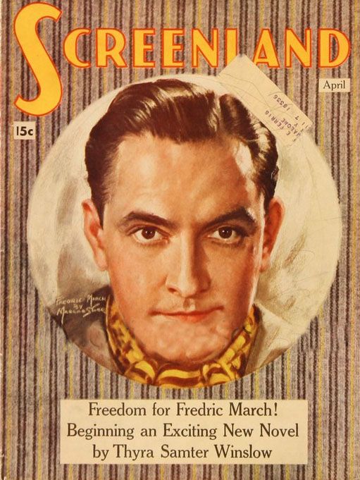 SCREENLAND magazine side cover April 1937