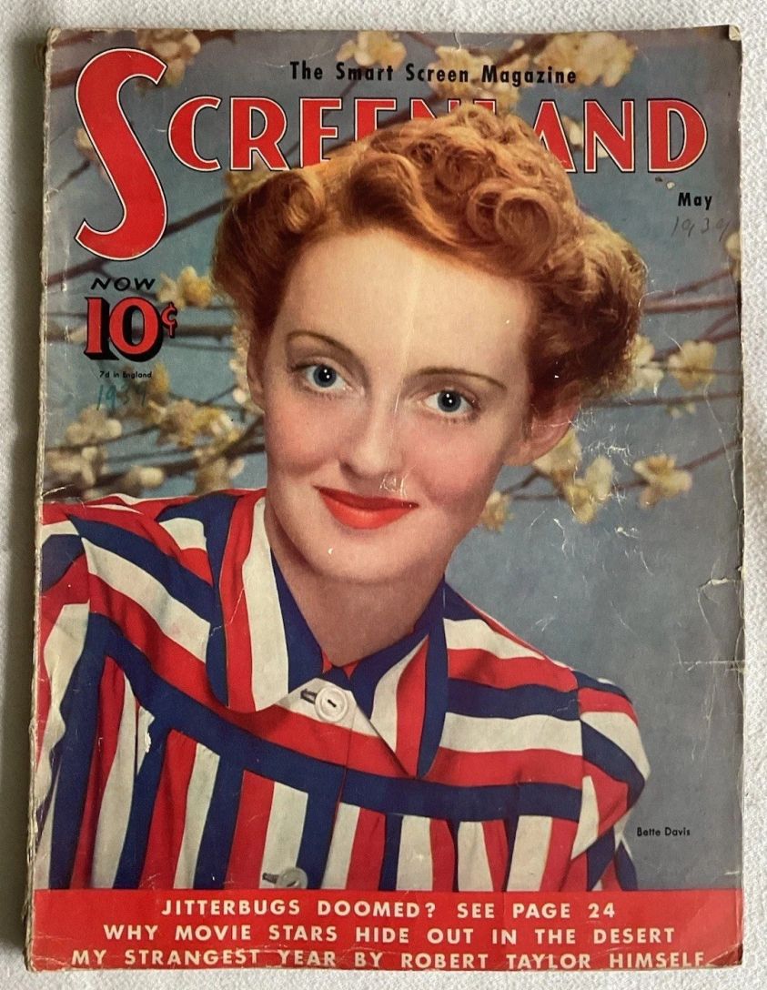 SCREENLAND magazine side cover May 1939