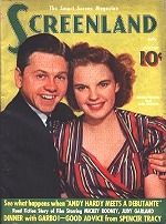 SCREENLAND magazine side cover July 1940