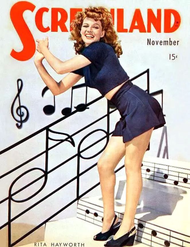 SCREENLAND magazine side cover November 1943