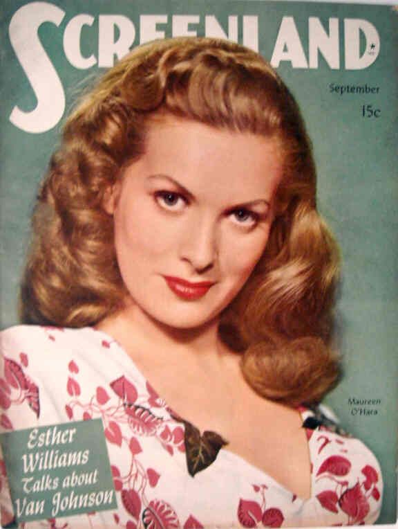 SCREENLAND magazine side cover September 1945