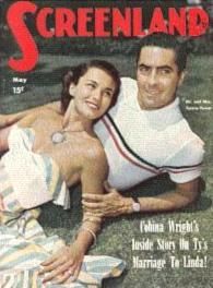 SCREENLAND magazine side cover May 1949