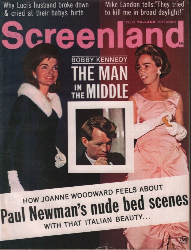SCREENLAND magazine side cover October 1967