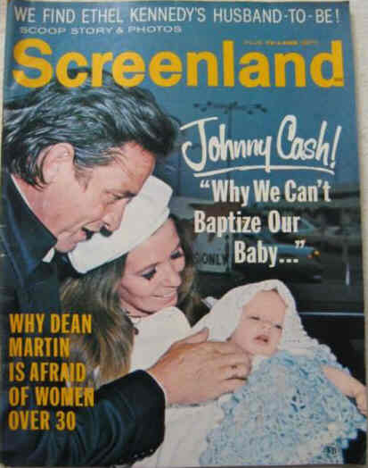 SCREENLAND magazine side cover September 1970