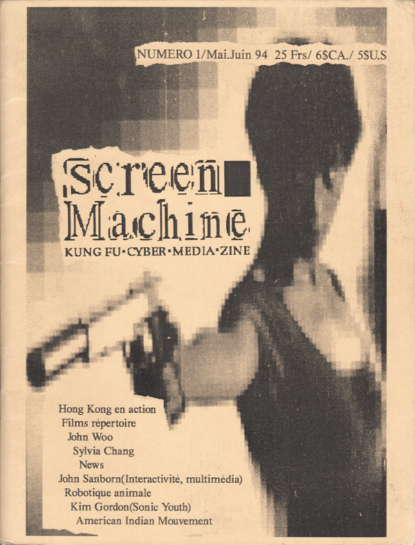 SCREEN MACHINE magazine cover Issue 1  May/June 1994