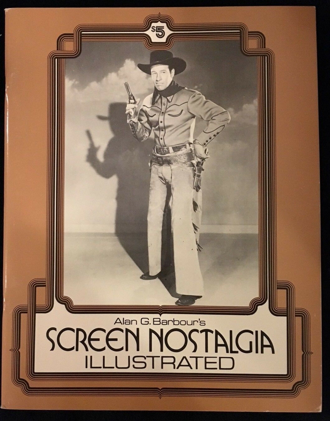 SCREEN NOSTALGIA ILLUSTRATED magazine side cover Issue 7   1975