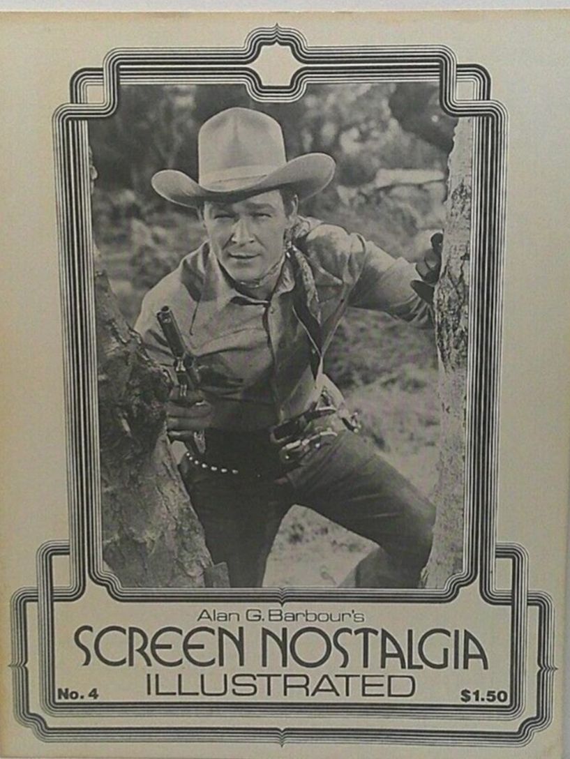 SCREEN NOSTALGIA ILLUSTRATED magazine side cover Issue 4   1983
