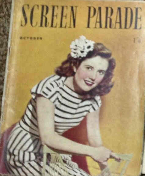 SCREEN PARADE magazine cover October 1947
