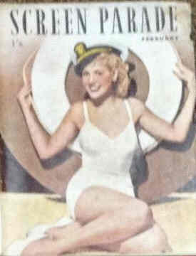 SCREEN PARADE magazine cover February 1948
