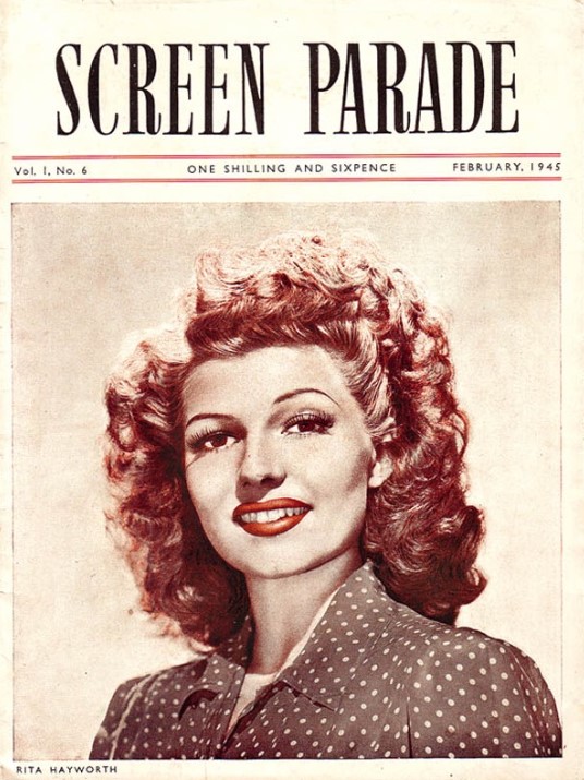 SCREEN PARADE magazine cover  February 1945