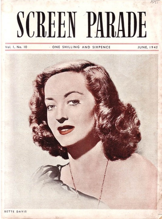 SCREEN PARADE magazine cover  June 1945