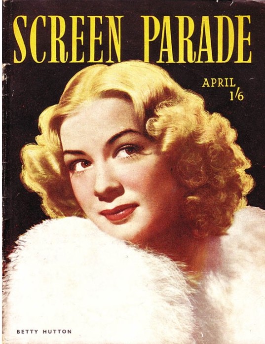 SCREEN PARADE magazine cover  April 1946