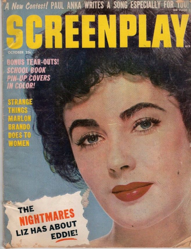 SCREENPLAY magazine cover October 1960