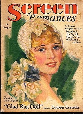 SCREEN ROMANCES magazine cover Issue 3 August 1929