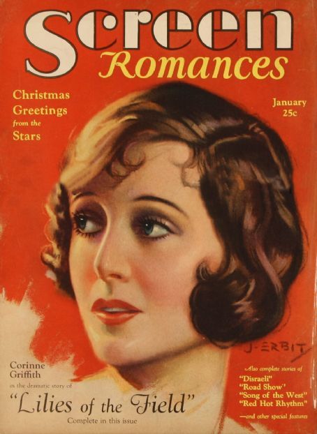 SCREEN ROMANCES magazine cover Issue 8 January 1930