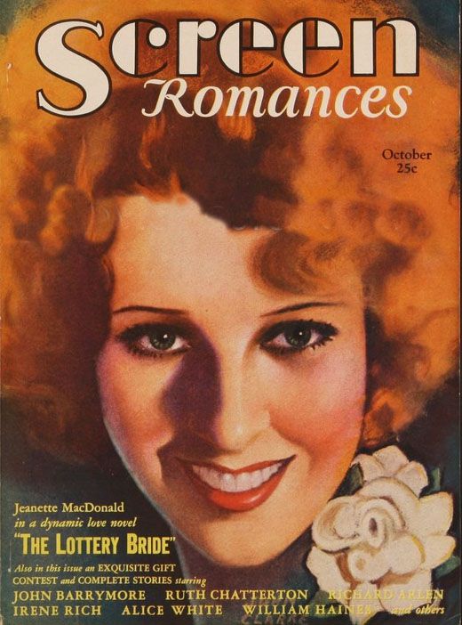 SCREEN ROMANCES magazine cover Issue 17 October 1930