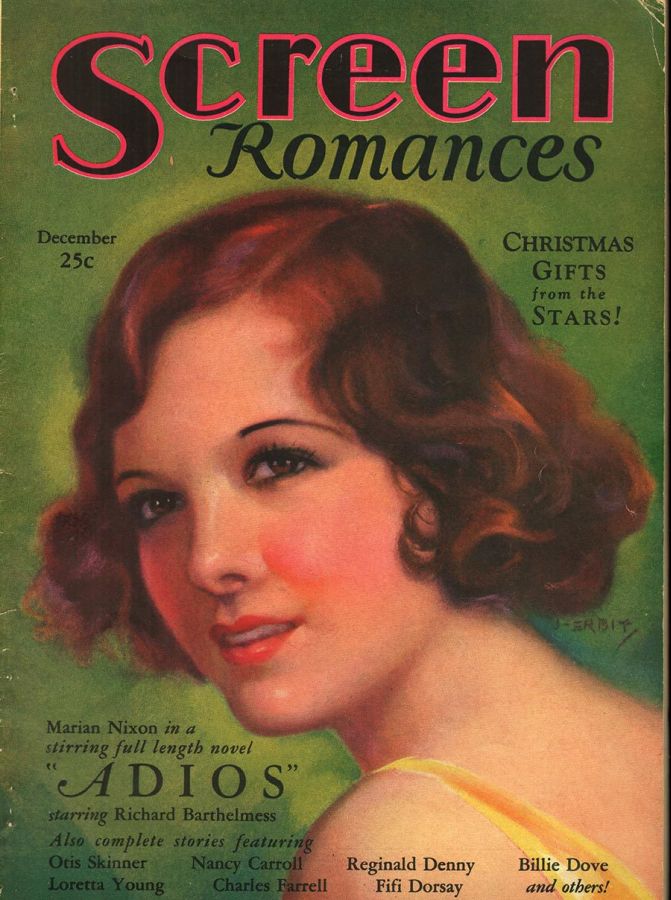 SCREEN ROMANCES magazine cover Issue 19 December 1930