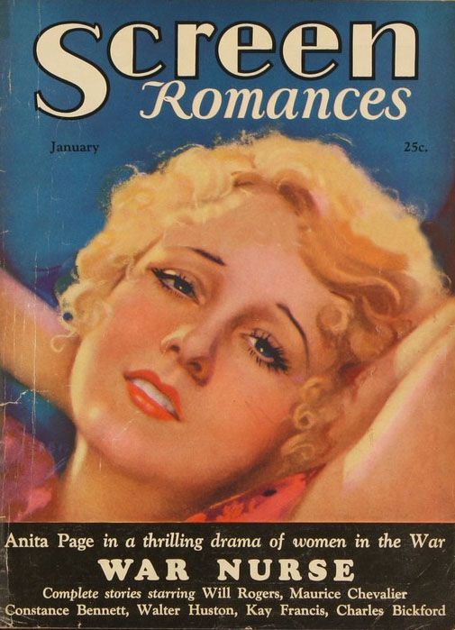 SCREEN ROMANCES magazine cover Issue 20 January 1931