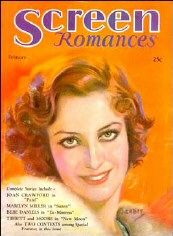 SCREEN ROMANCES magazine cover Issue 21 February 1931