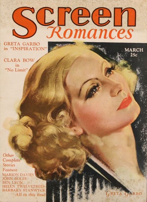 SCREEN ROMANCES magazine side cover Issue 22 March 1931