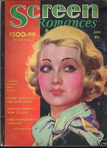 SCREEN ROMANCES magazine cover Issue 25 June 1931