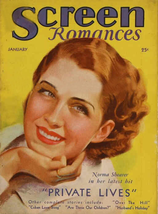 SCREEN ROMANCES magazine cover Issue 32 January 1932