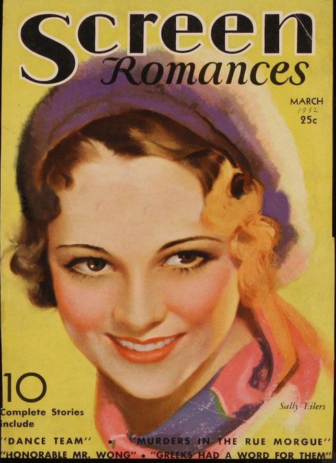 SCREEN ROMANCES magazine cover Issue 34 March 1932