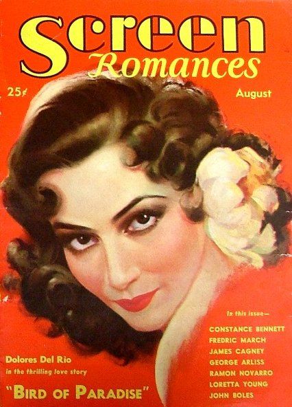 SCREEN ROMANCES magazine cover Issue 39 August 1932