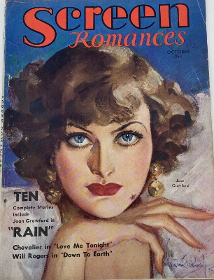 SCREEN ROMANCES magazine cover Issue 41 October 1932