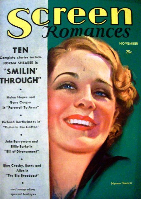 SCREEN ROMANCES magazine cover Issue 42 November 1932