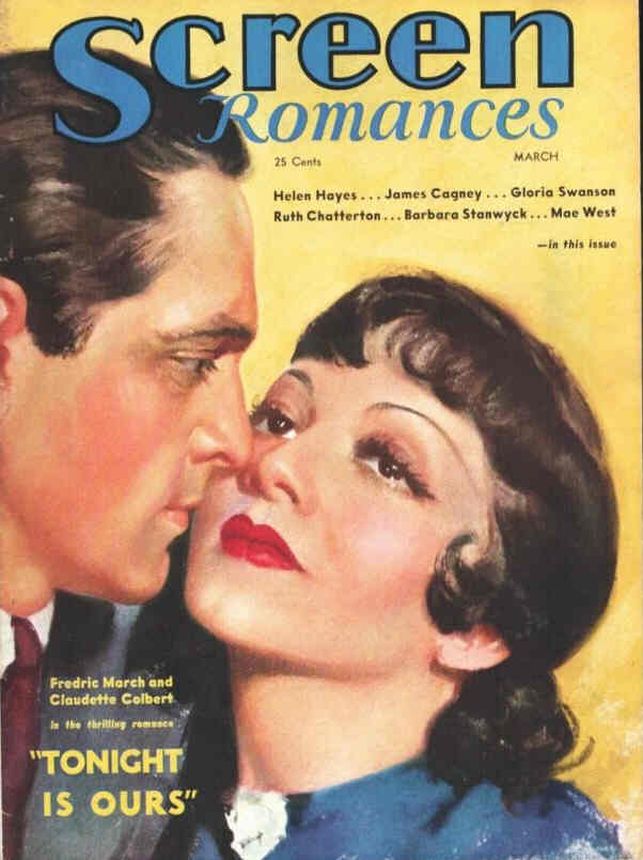 SCREEN ROMANCES magazine cover Issue 46 March 1933