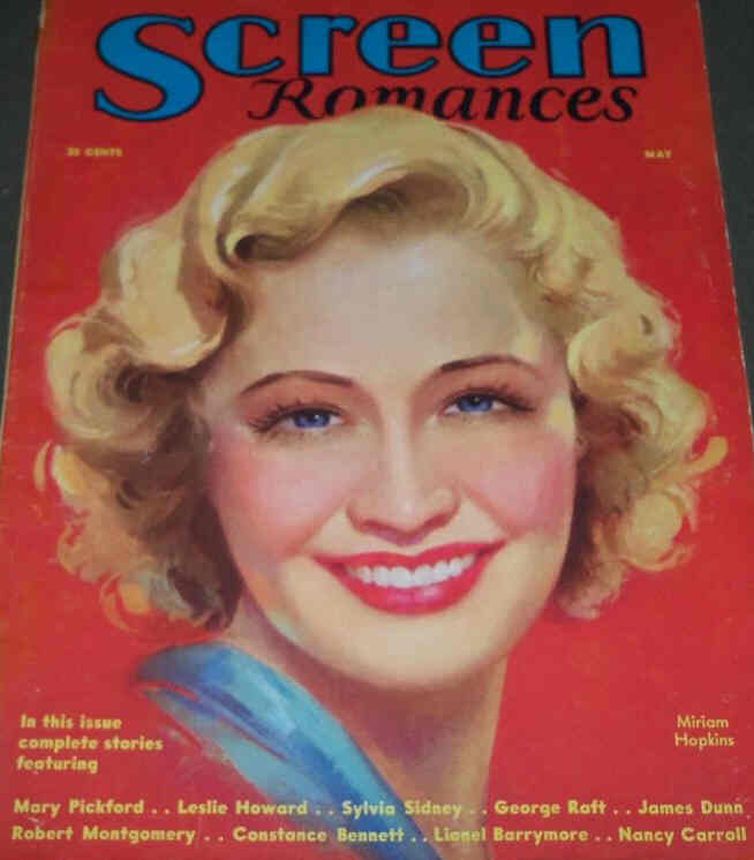 SCREEN ROMANCES magazine cover Issue 48 May 1933