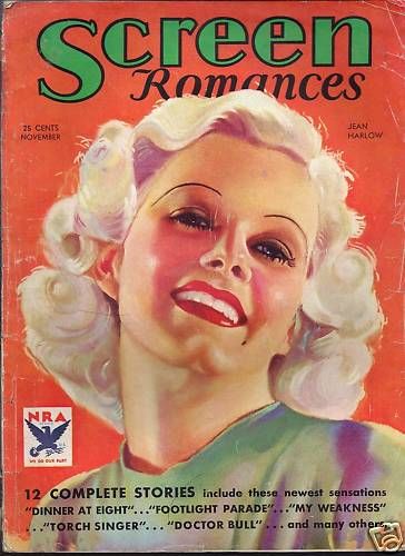 SCREEN ROMANCES magazine cover Issue 54 November 1933