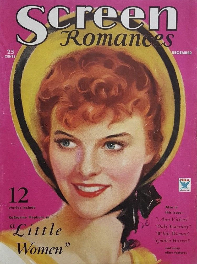 SCREEN ROMANCES magazine cover Issue 55 December 1933