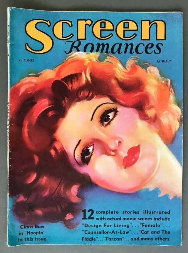 SCREEN ROMANCES magazine cover Issue 56 January 1934