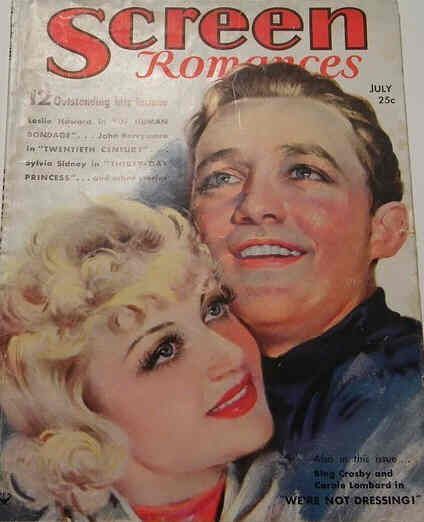 SCREEN ROMANCES magazine cover Issue 62 July 1934