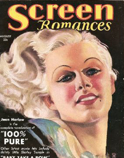 SCREEN ROMANCES magazine cover Issue 63 August 1934