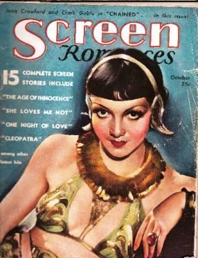 SCREEN ROMANCES magazine cover Issue 65 October 1934