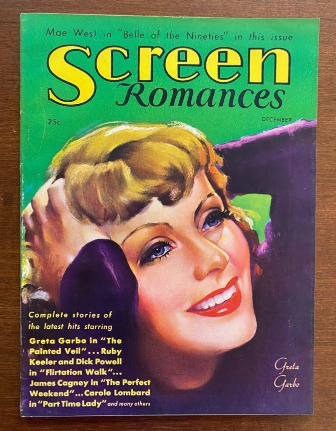 SCREEN ROMANCES magazine cover Issue 67 December 1934