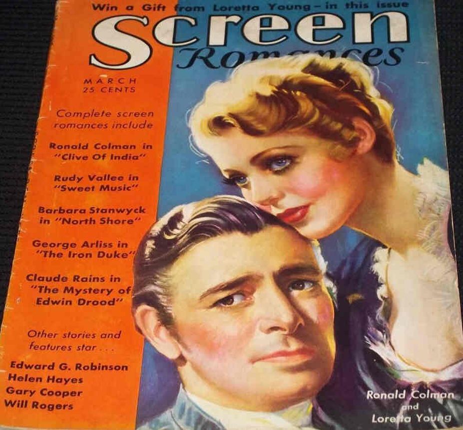 SCREEN ROMANCES magazine cover Issue 70 March 1935