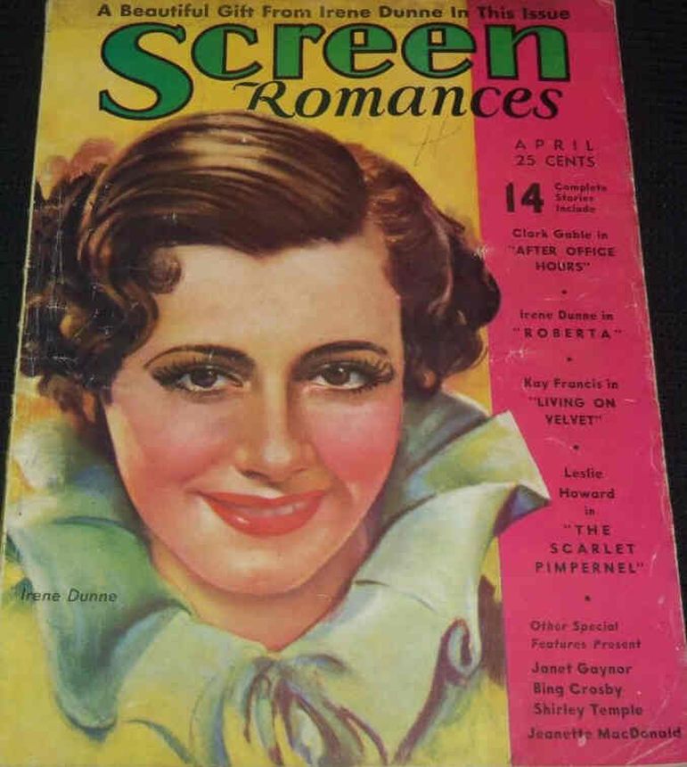 SCREEN ROMANCES magazine cover Issue 71 April 1935