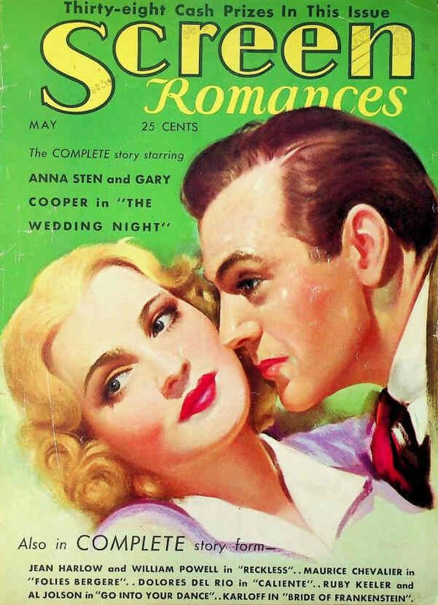 SCREEN ROMANCES magazine cover Issue 72 May 1935