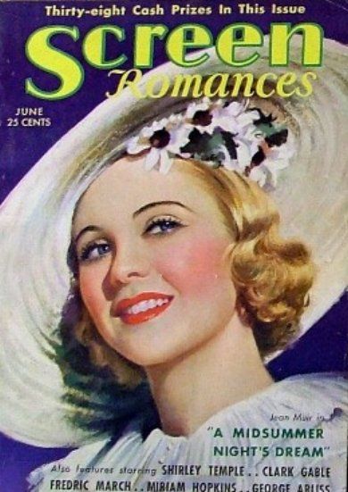 SCREEN ROMANCES magazine cover Issue 73 June 1935